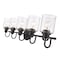 Z-Lite Kinsley 5 Light Vanity, Matte Black And Clear Seeded 340-5V-MB - alternate 5